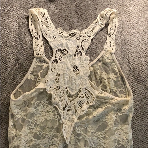 Lace Tank Top - Racerback - Picture 3 of 4